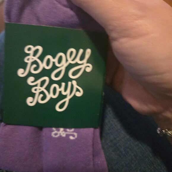 Bogey boys by macklemore socks mens size m/l 9-12 essential grape jam crew long - Picture 7 of 7